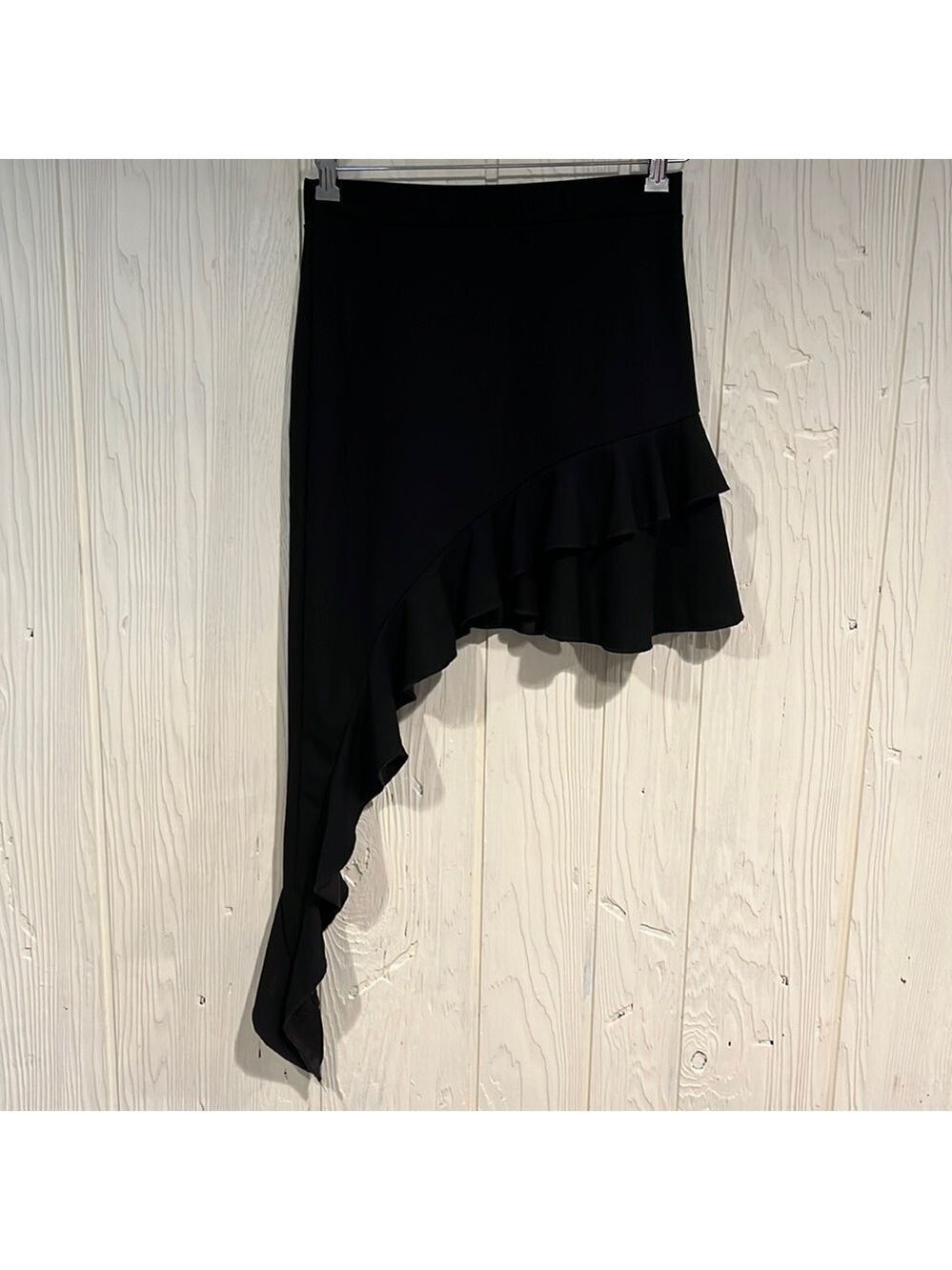 Shein Black Mini Skirt Elastic Waist Size Medium